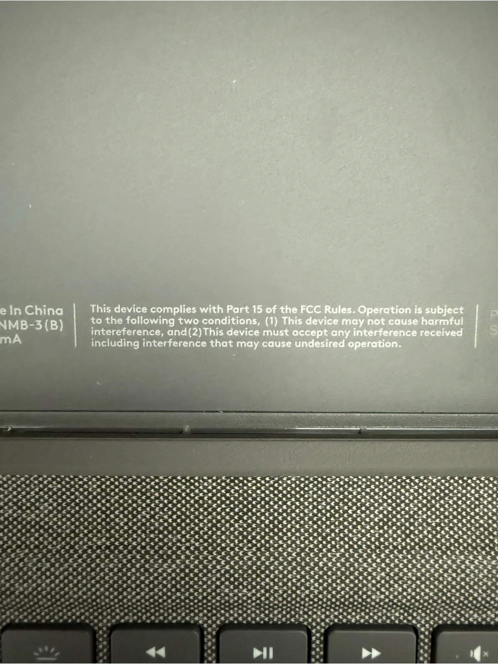 Logitech slim keyboard